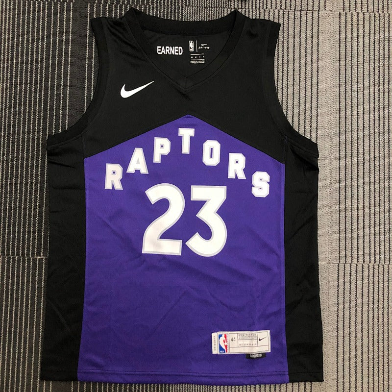 Maillot Toronto Raptors Earned Edition 2020-21 - Violet et noir