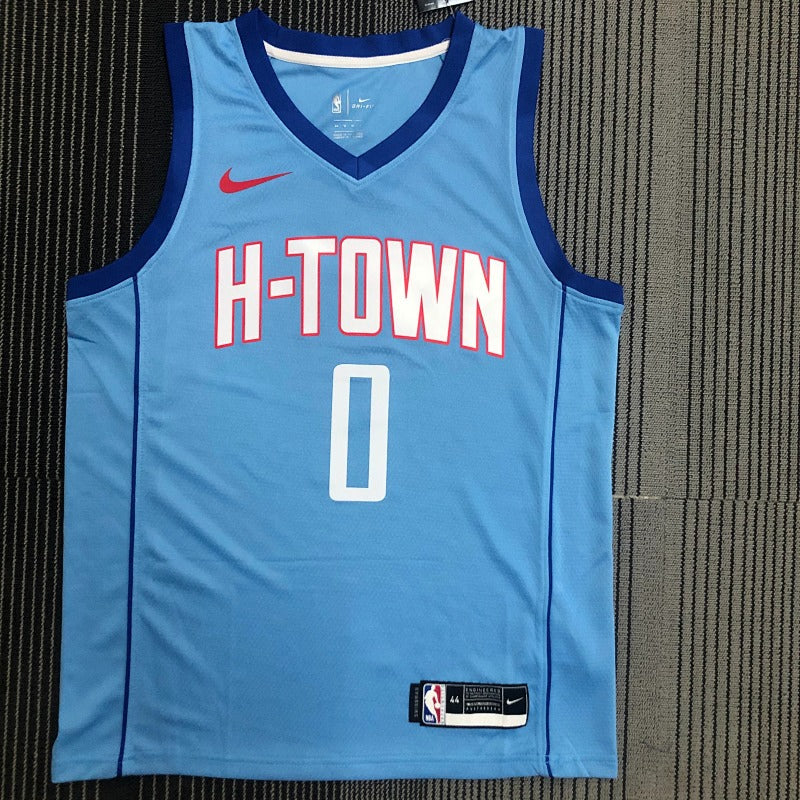 Maillot Houston Rockets City Edition 2020-21 H-Town - Bleu ciel