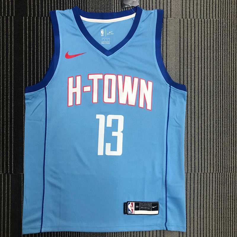 Maillot Houston Rockets City Edition 2020-21 H-Town - Bleu ciel