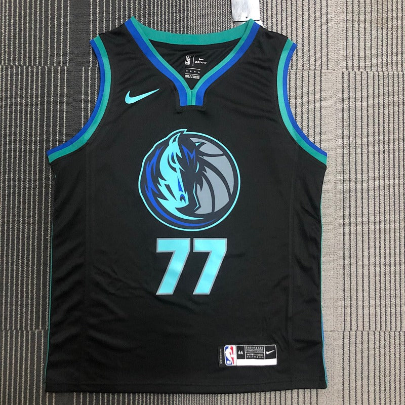 Maillot Dallas Mavericks Logo Cheval - Noir