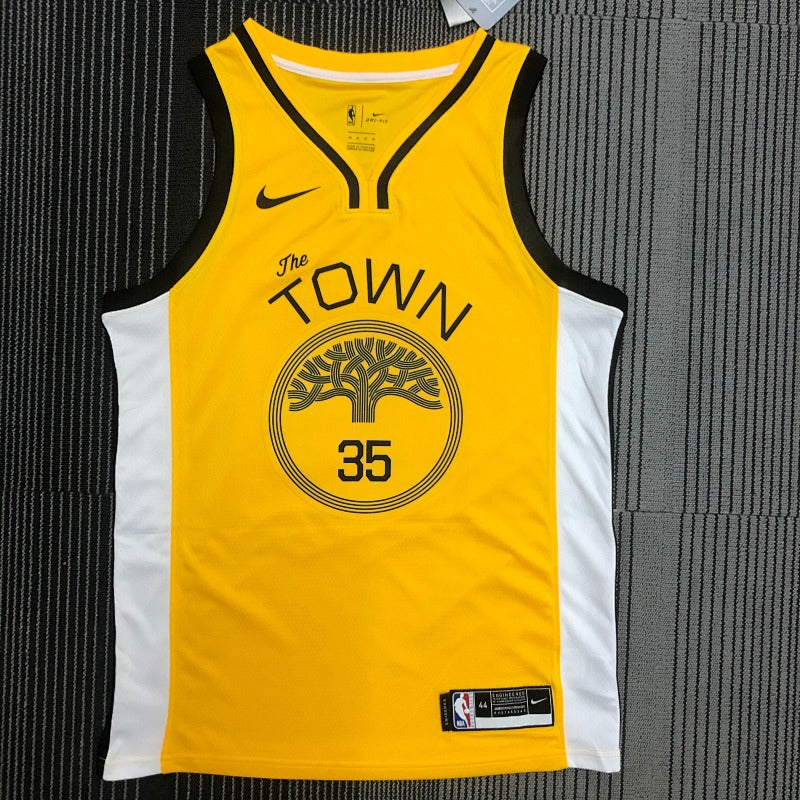 Maillot Golden State Warriors Earned Edition 2018-19 The Town - Jaune