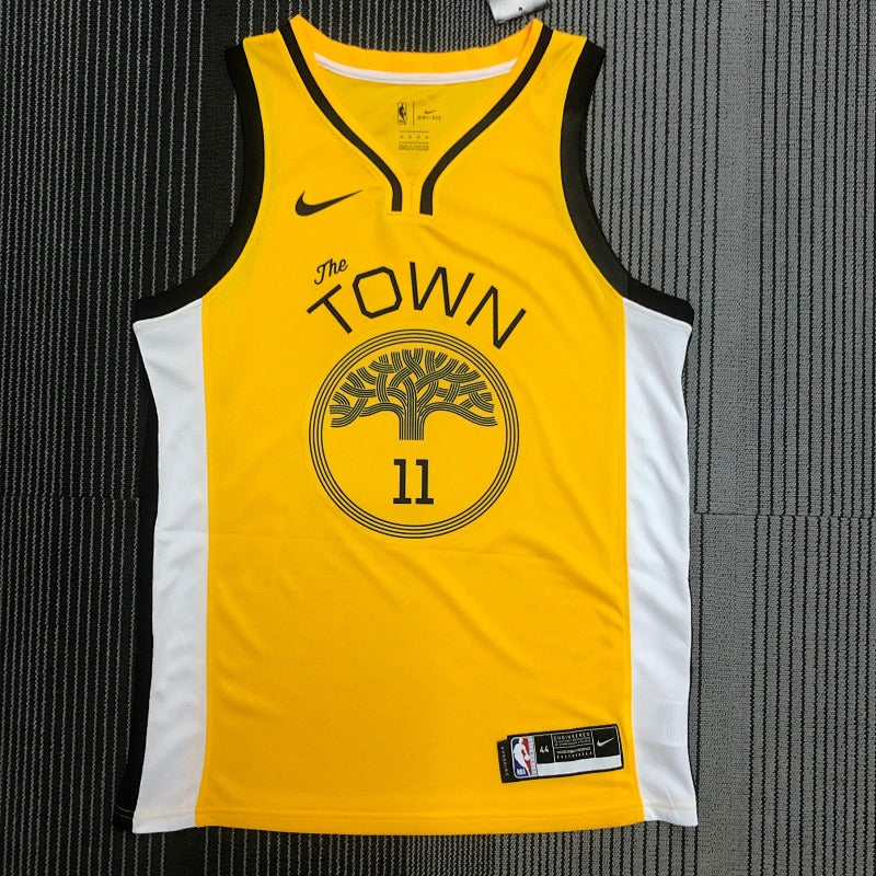 Maillot Golden State Warriors Earned Edition 2018-19 The Town - Jaune