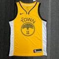 Maillot Golden State Warriors Earned Edition 2018-19 The Town - Jaune