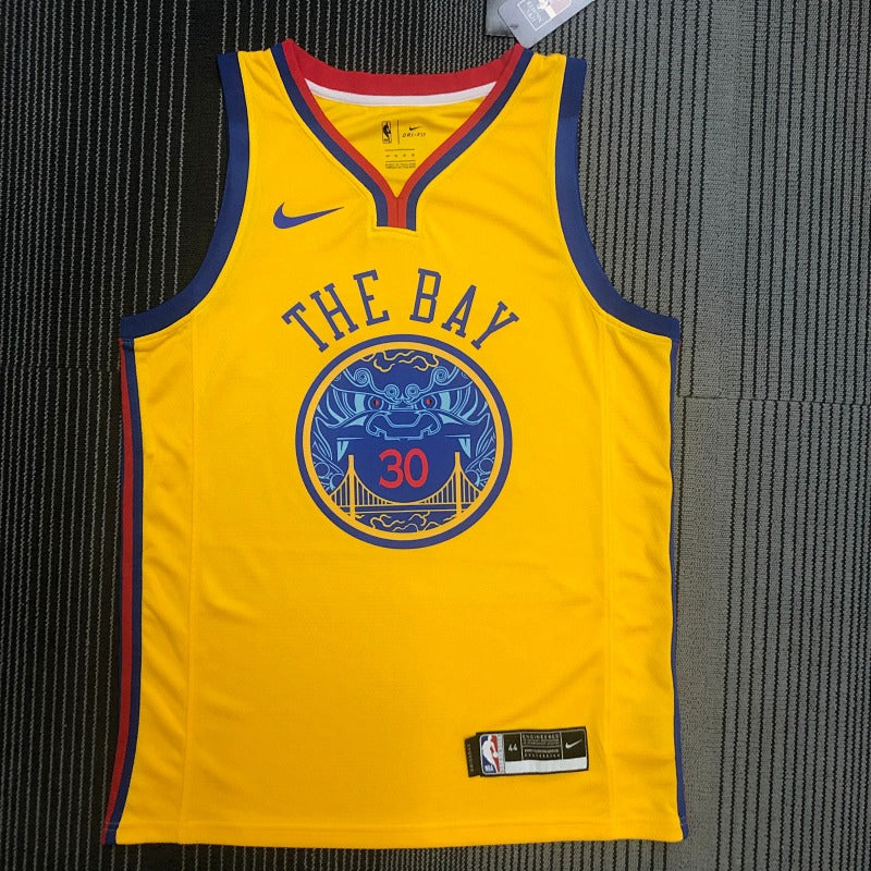 Maillot Golden State Warriors City Edition 2017-18 Chinese Heritage - Jaune