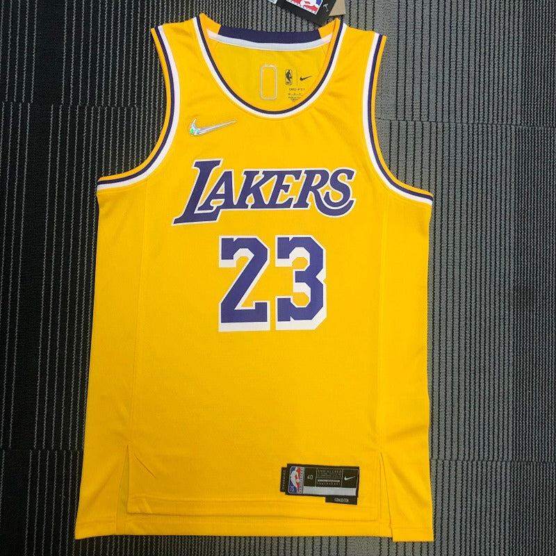 Maillot Los Angeles Lakers Icon Edition 75e anniversaire - Or