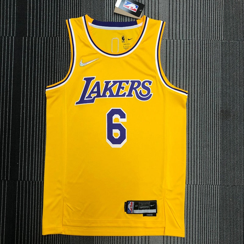 Maillot Los Angeles Lakers Icon Edition 75e anniversaire - Or