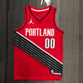 Maillot Portland Trail Blazers Statement Edition bandes diagonales - Rouge