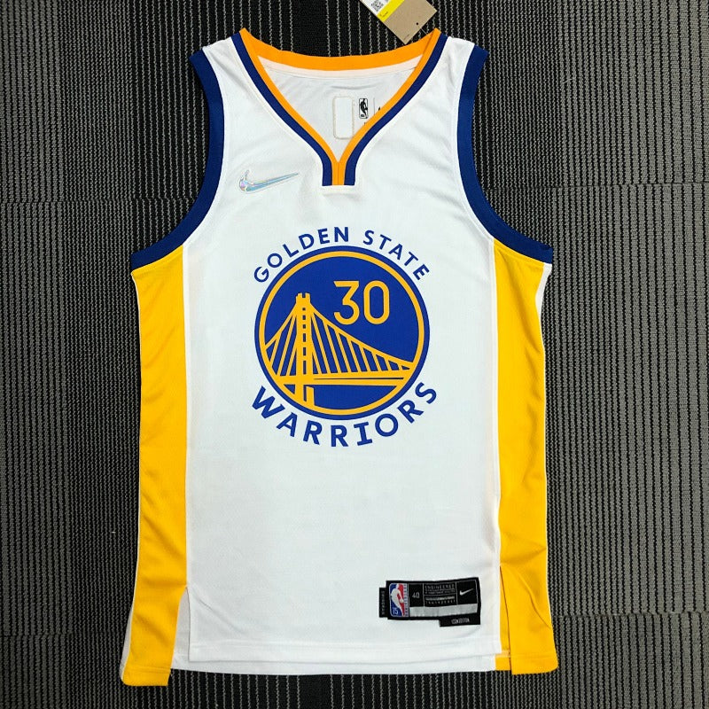 Maillot Golden State Warriors Association Edition 75e anniversaire - Blanc