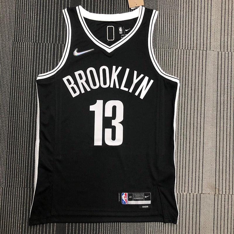 Maillot Brooklyn Nets Icon Edition 75e anniversaire - Noir