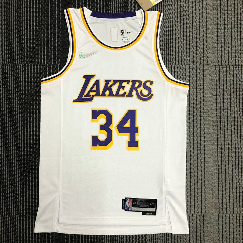 Maillot Los Angeles Lakers Association Edition 75e anniversaire - Blanc