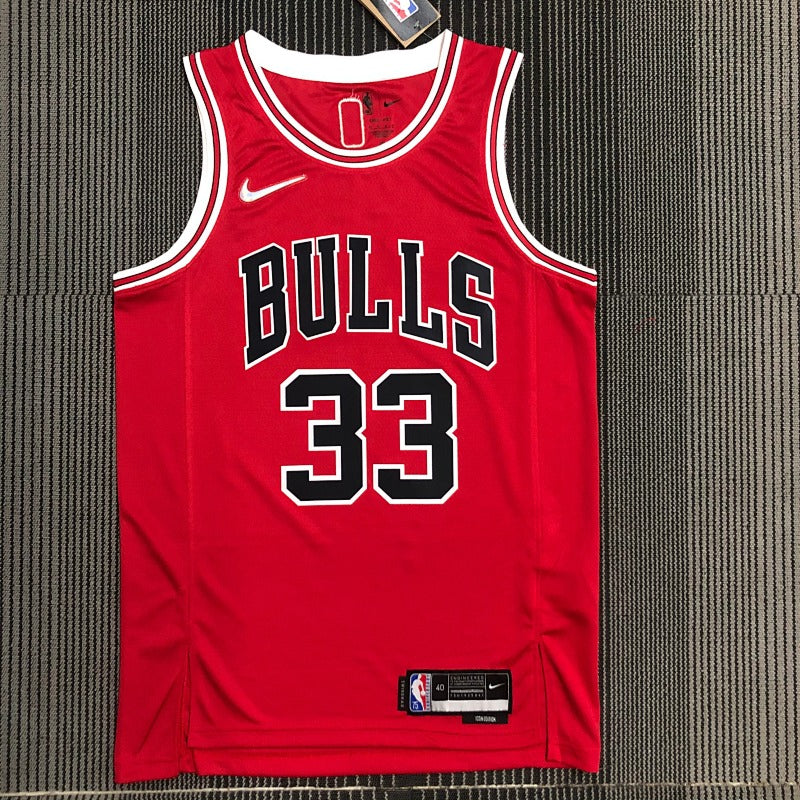 Maillot Chicago Bulls Icon Edition 75e anniversaire - Rouge