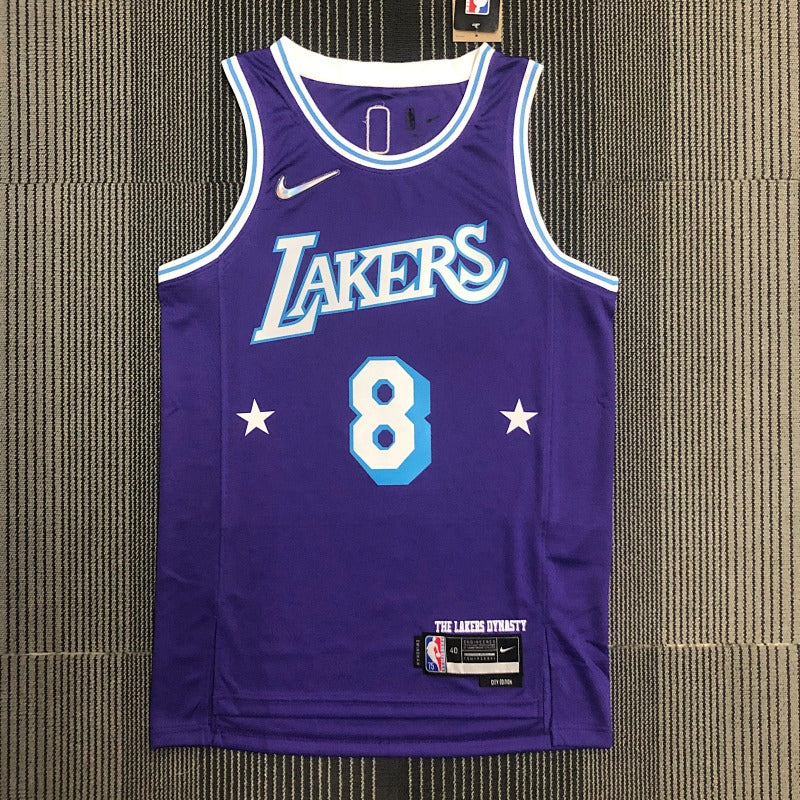 Maillot Los Angeles Lakers City Edition 2021-22 - Violet et bleu ciel
