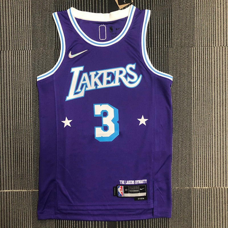 Maillot Los Angeles Lakers City Edition 2021-22 - Violet et bleu ciel