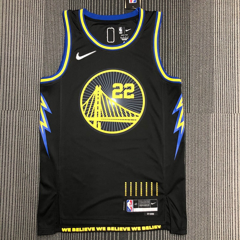 Maillot Golden State Warriors City Edition 2021-22 - Noir