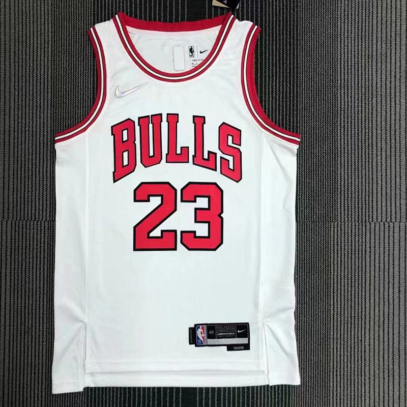 Maillot Chicago Bulls Association Edition 75e anniversaire - Blanc