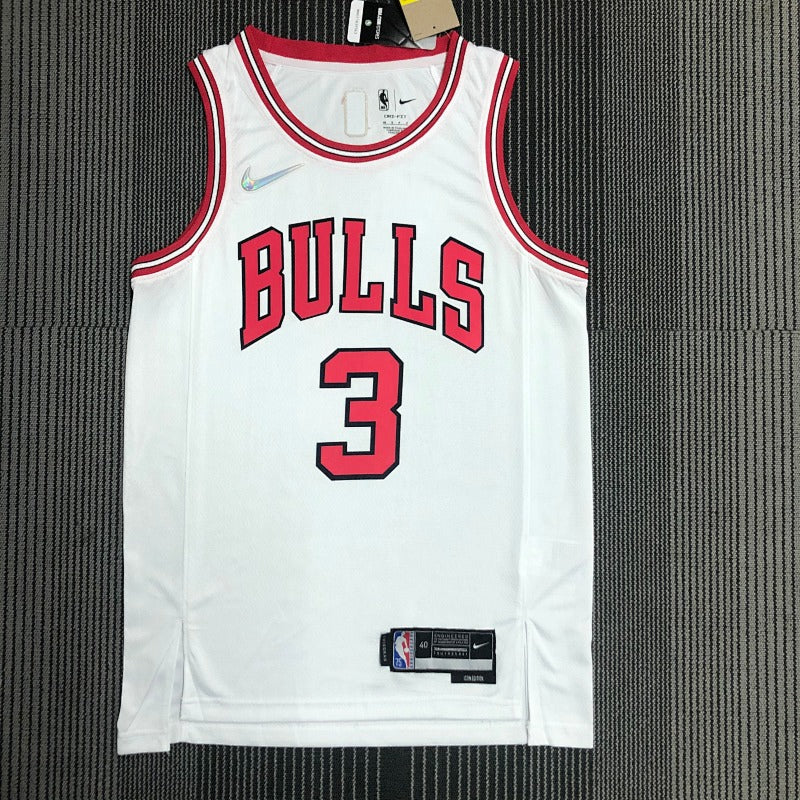 Maillot Chicago Bulls Association Edition 75e anniversaire - Blanc