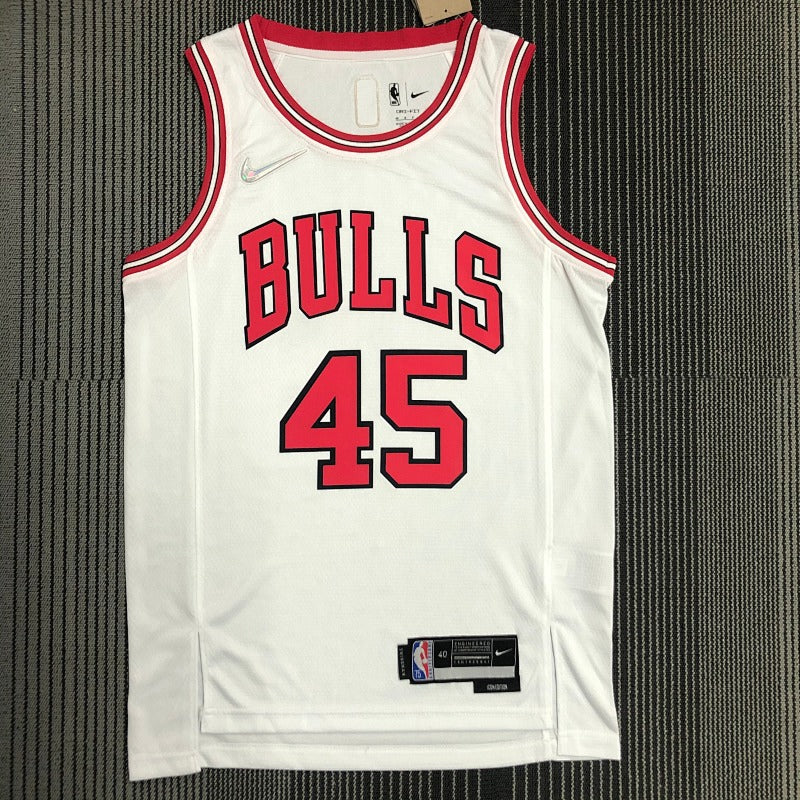 Maillot Chicago Bulls Association Edition 75e anniversaire - Blanc