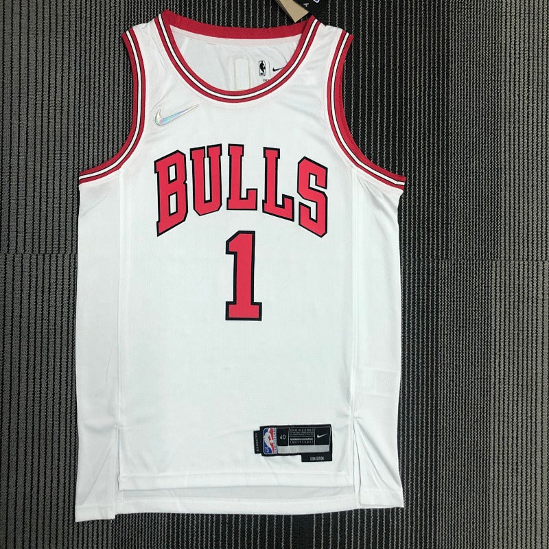Maillot Chicago Bulls Association Edition 75e anniversaire - Blanc