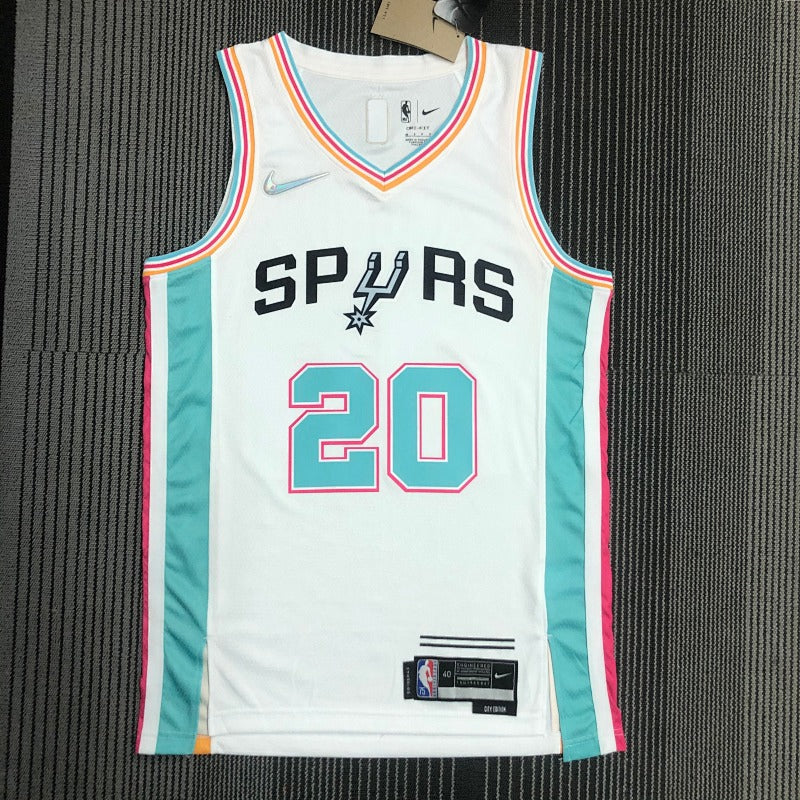 Maillot San Antonio Spurs City Edition 2021-22 Fiesta - Blanc
