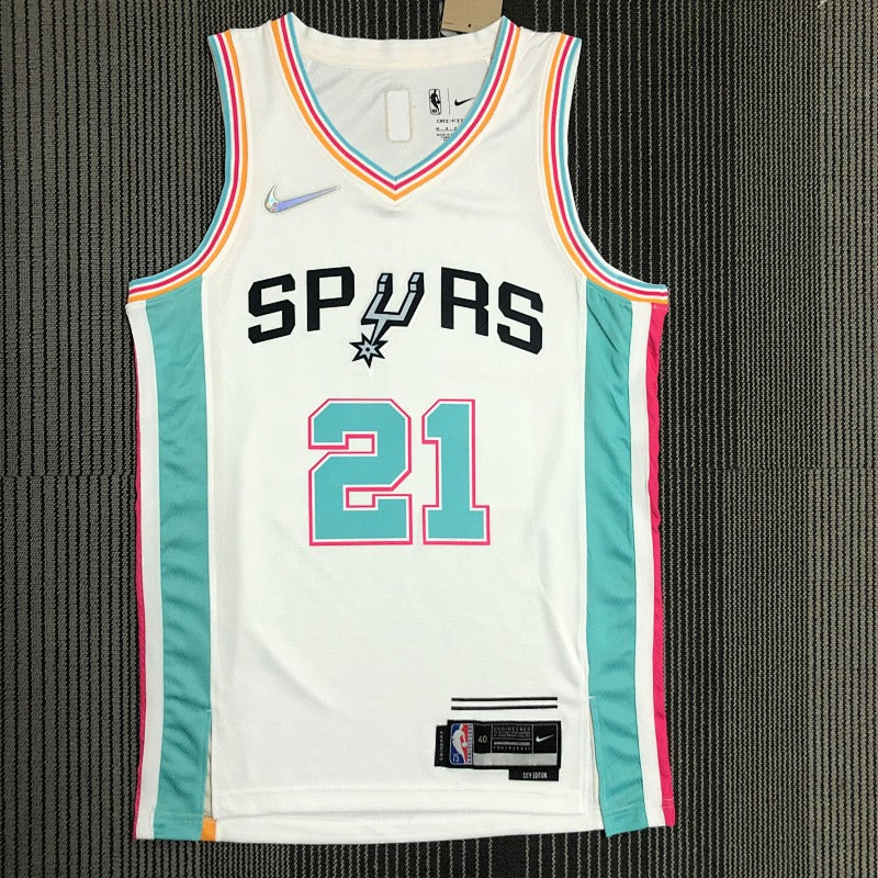 Maillot San Antonio Spurs City Edition 2021-22 Fiesta - Blanc