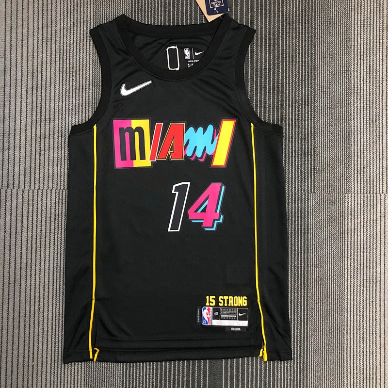 Maillot Miami Heat City Edition 2021-22 Miami Mashup - Noir
