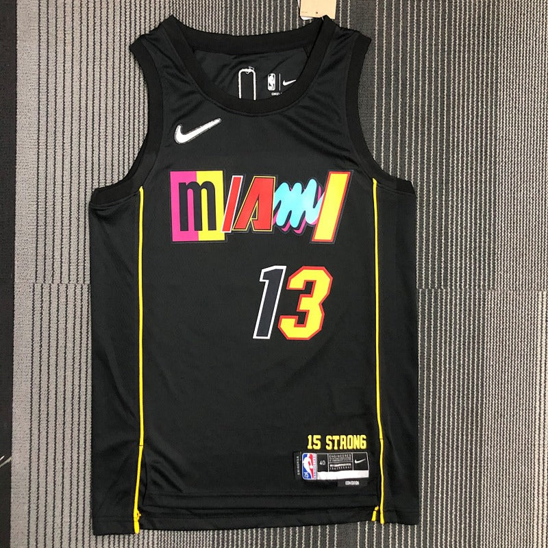 Maillot Miami Heat City Edition 2021-22 Miami Mashup - Noir