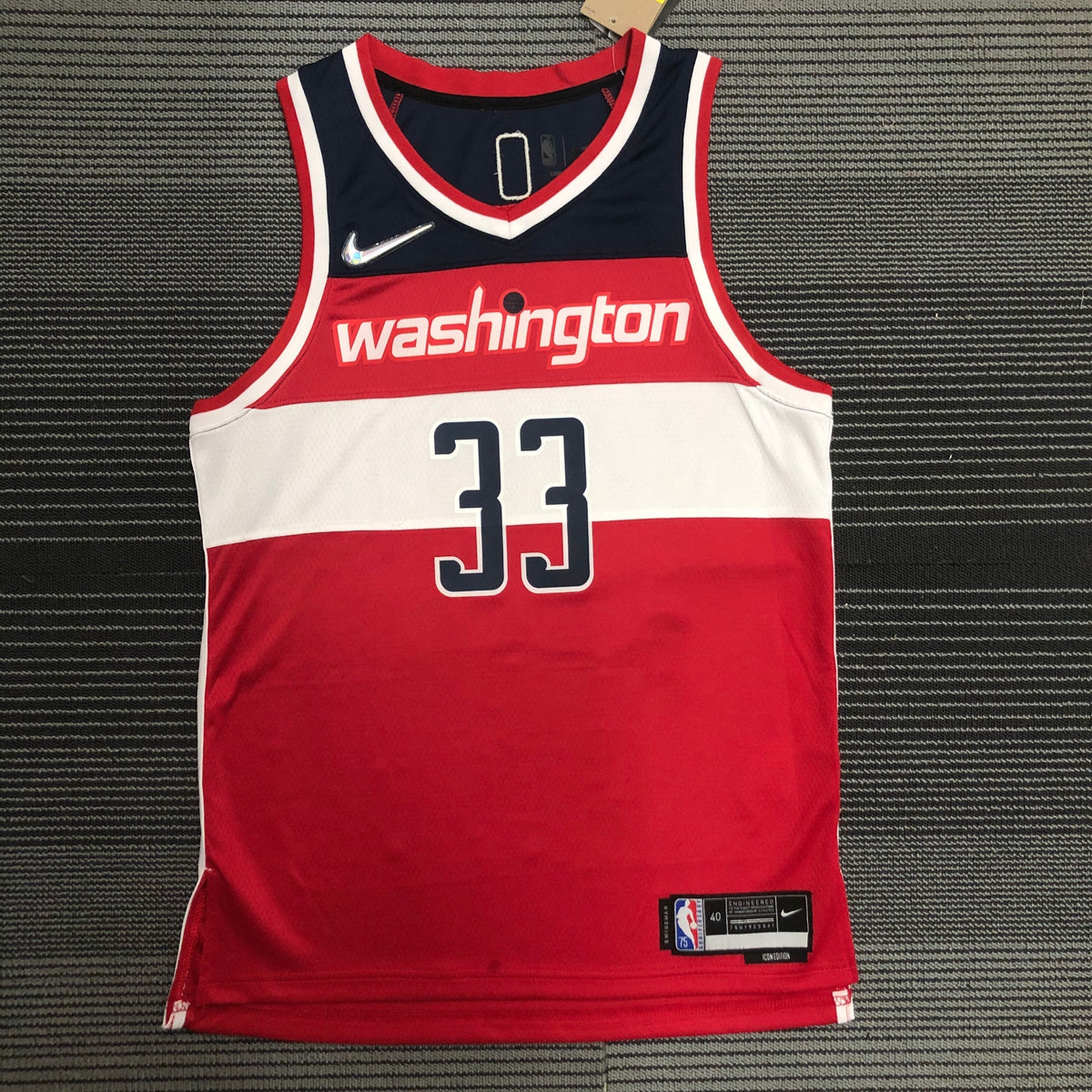 Maillot Washington Wizards Icon Edition 75e anniversaire - Rouge