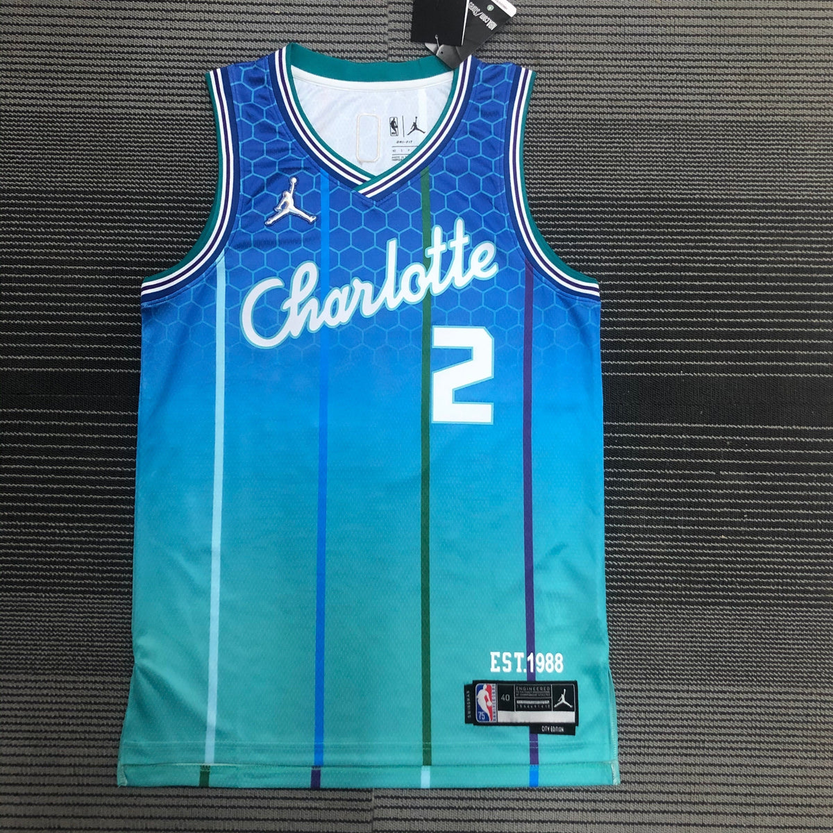 Maillot Charlotte Hornets City Edition 2021-22 - Turquoise