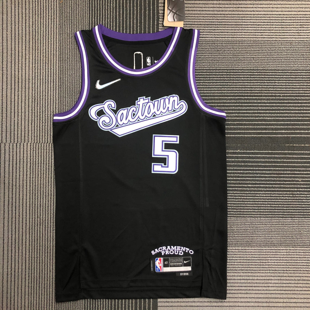 Maillot Sacramento Kings City Edition 2021-22 Sactown - Noir