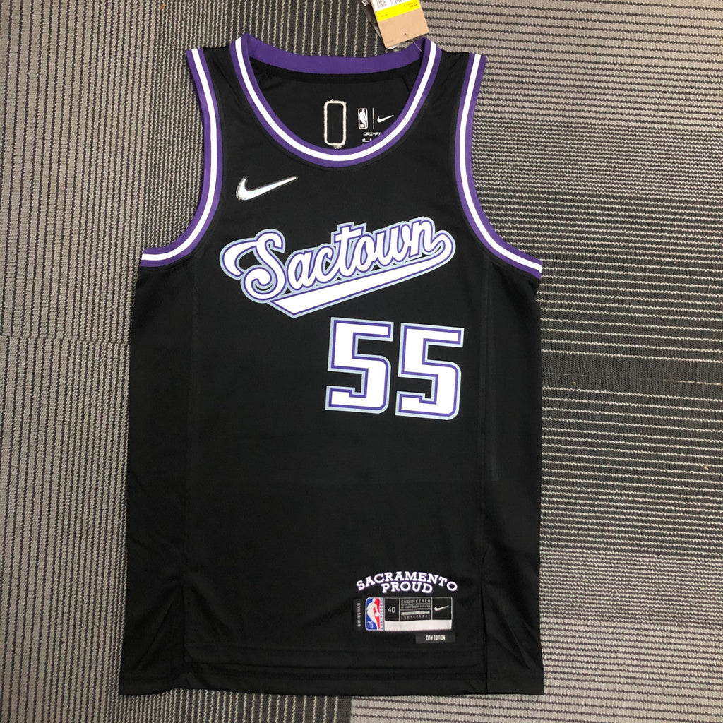 Maillot Sacramento Kings City Edition 2021-22 Sactown - Noir
