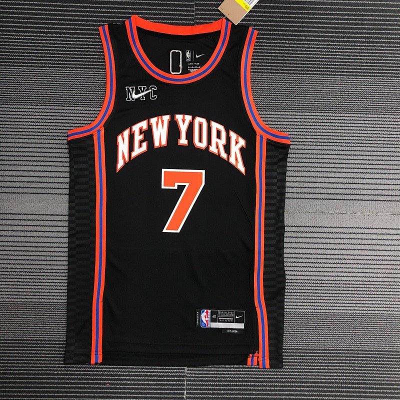 Maillot New York Knicks City Edition 2021-22 Mecca of Basketball - Noir