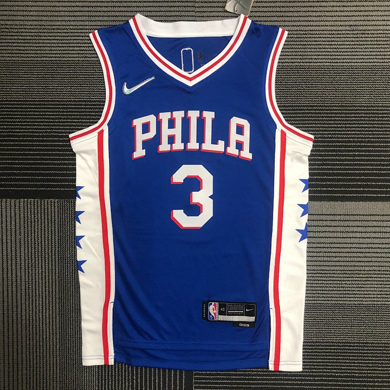 Maillot Philadelphia 76ers Icon Edition 75e anniversaire - Bleu