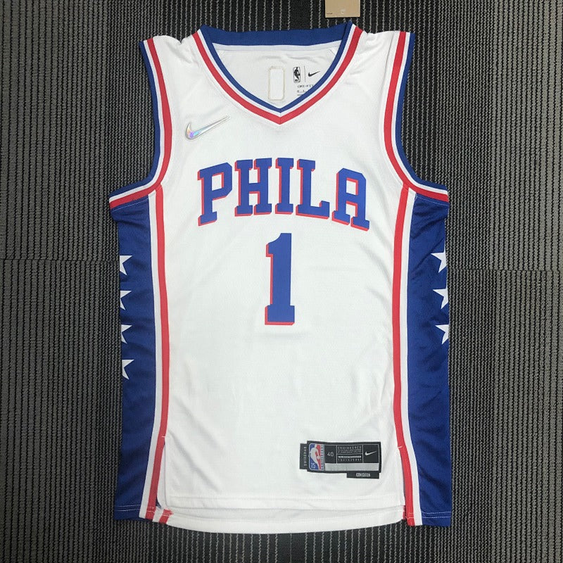 Maillot Philadelphia 76ers Association Edition 75e anniversaire - Blanc