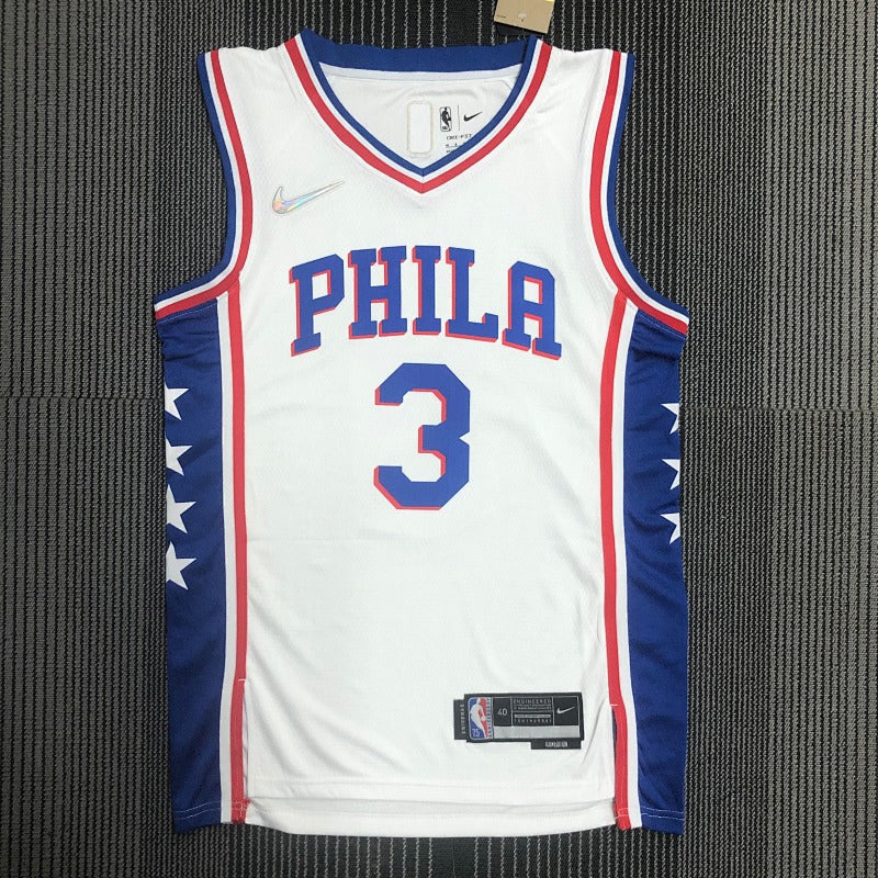 Maillot Philadelphia 76ers Association Edition 75e anniversaire - Blanc