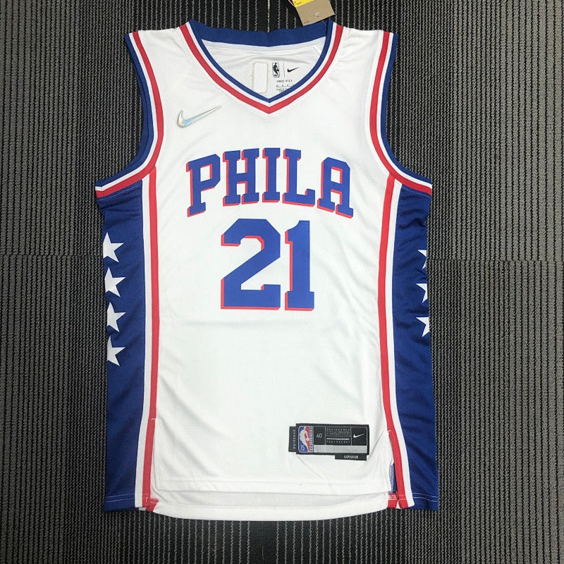 Maillot Philadelphia 76ers Association Edition 75e anniversaire - Blanc