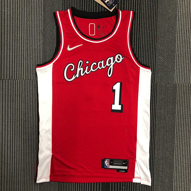 Maillot Chicago Bulls City Edition 2021-22 - Rouge