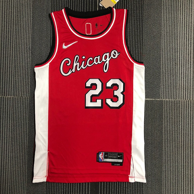 Maillot Chicago Bulls City Edition 2021-22 - Rouge