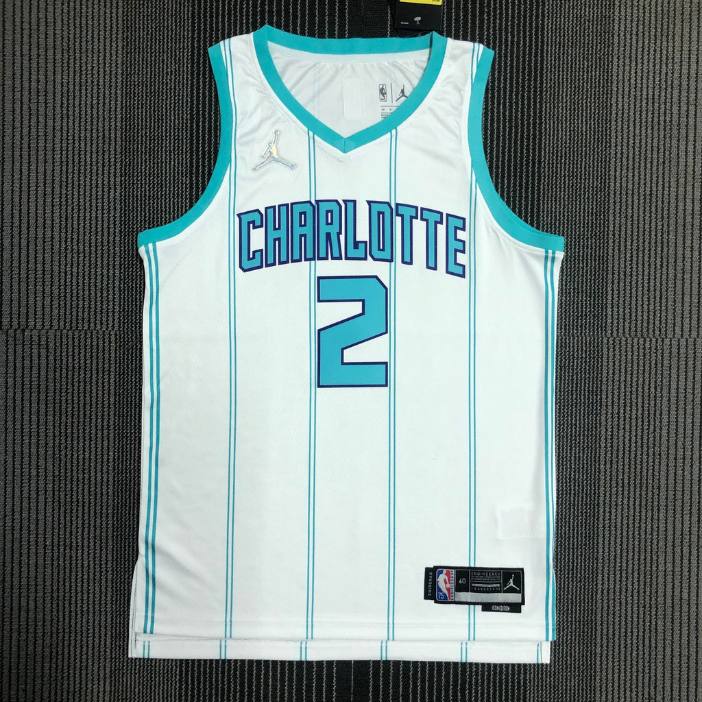 Maillot Charlotte Hornets Association Edition 75e anniversaire - Blanc
