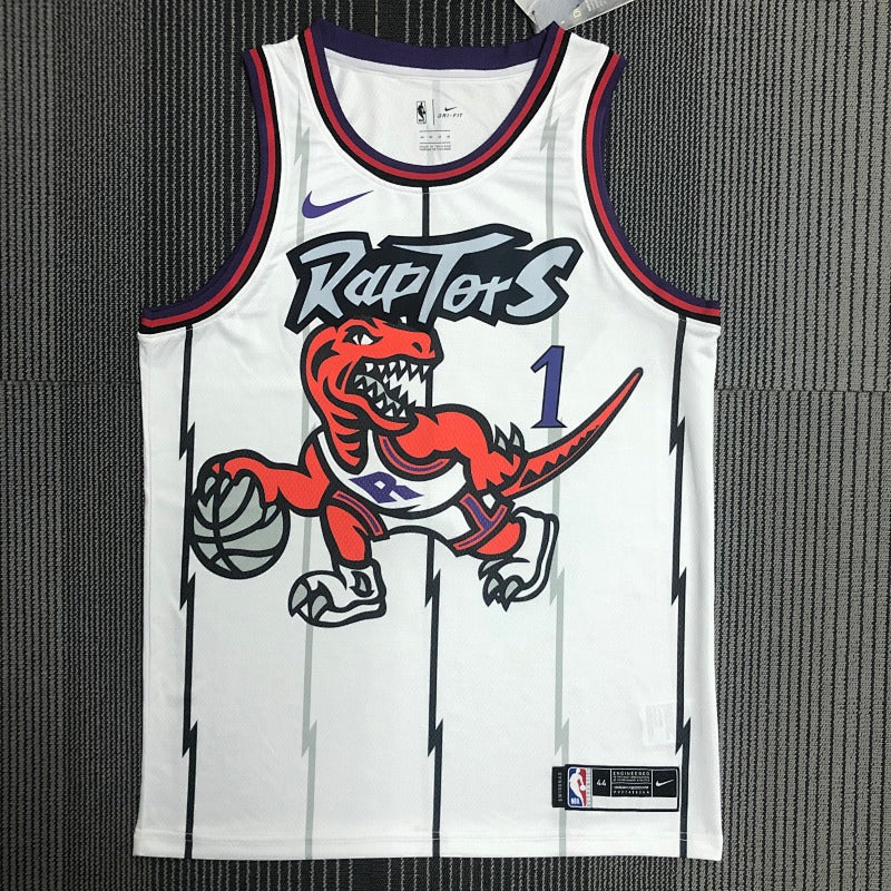 Maillot Toronto Raptors Retro Dino - Blanc