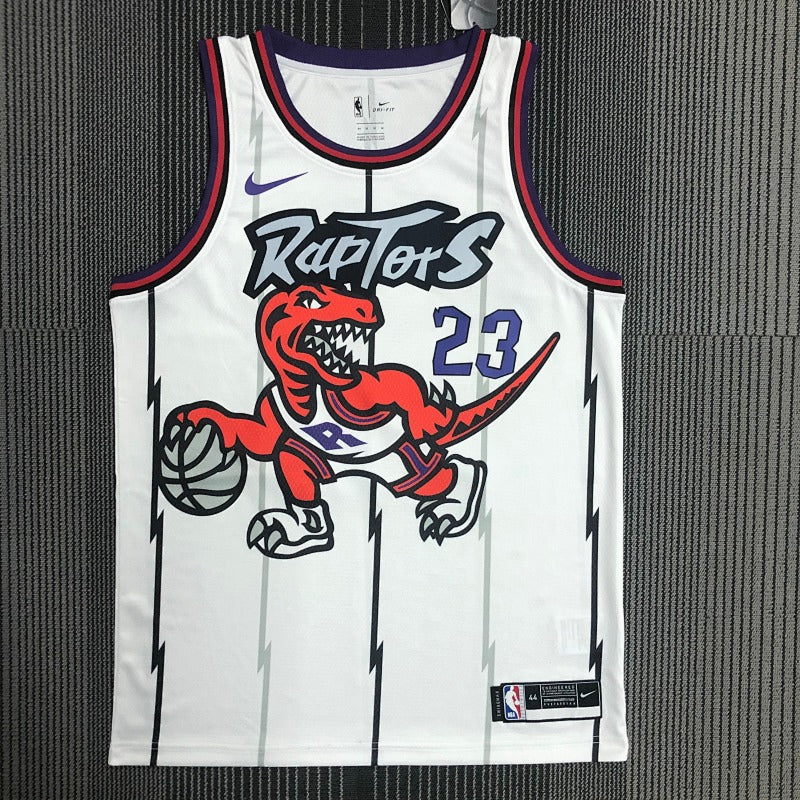 Maillot Toronto Raptors Retro Dino - Blanc