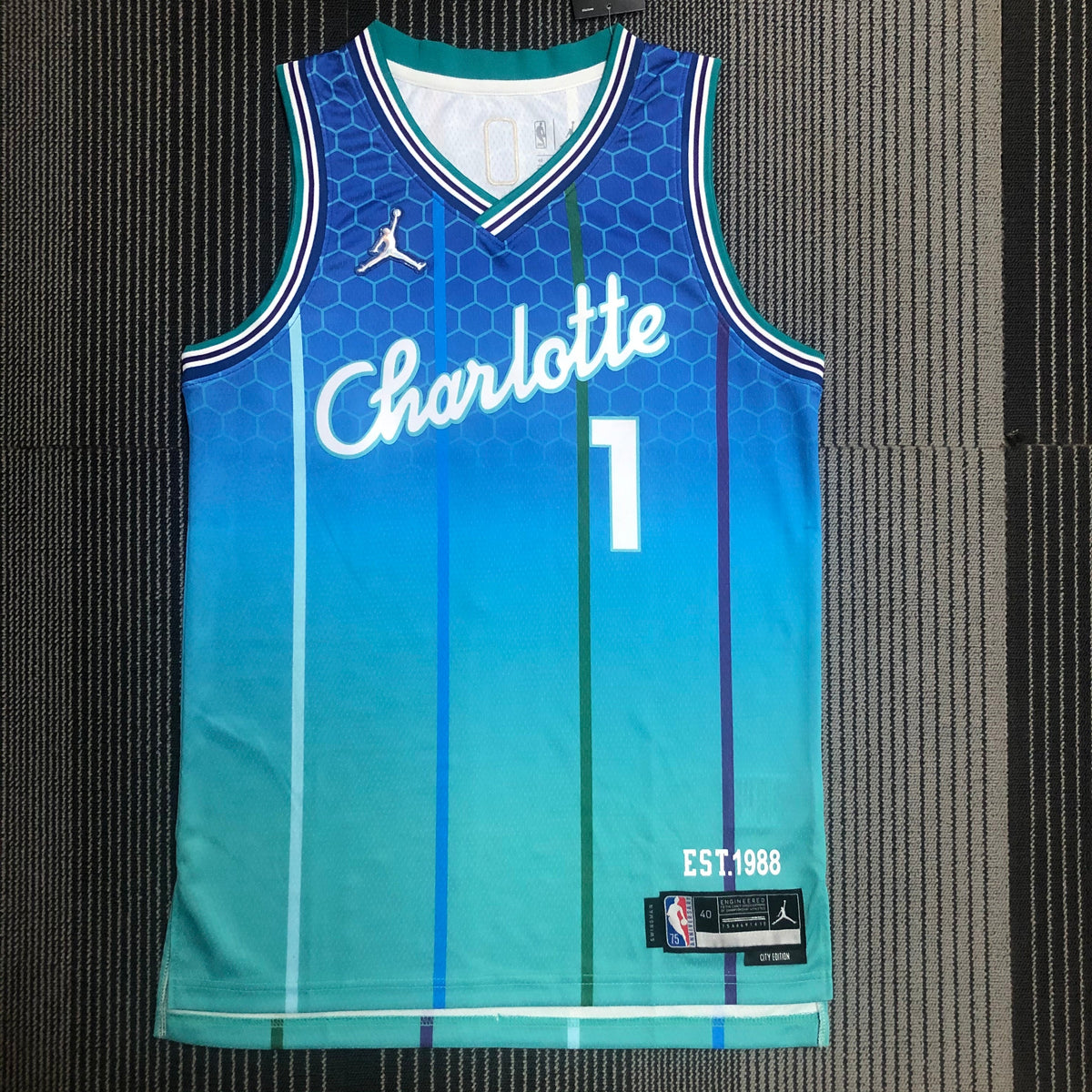 Maillot Charlotte Hornets City Edition 2021-22 - Turquoise