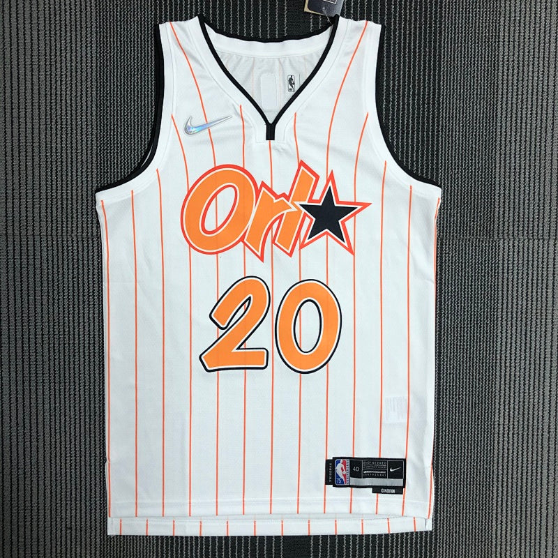 Maillot Orlando Magic City Edition 2020-21 75e anniversaire - Blanc et orange
