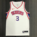 Maillot Philadelphia 76ers Hardwood Classics SIXERS Col rond - Blanc