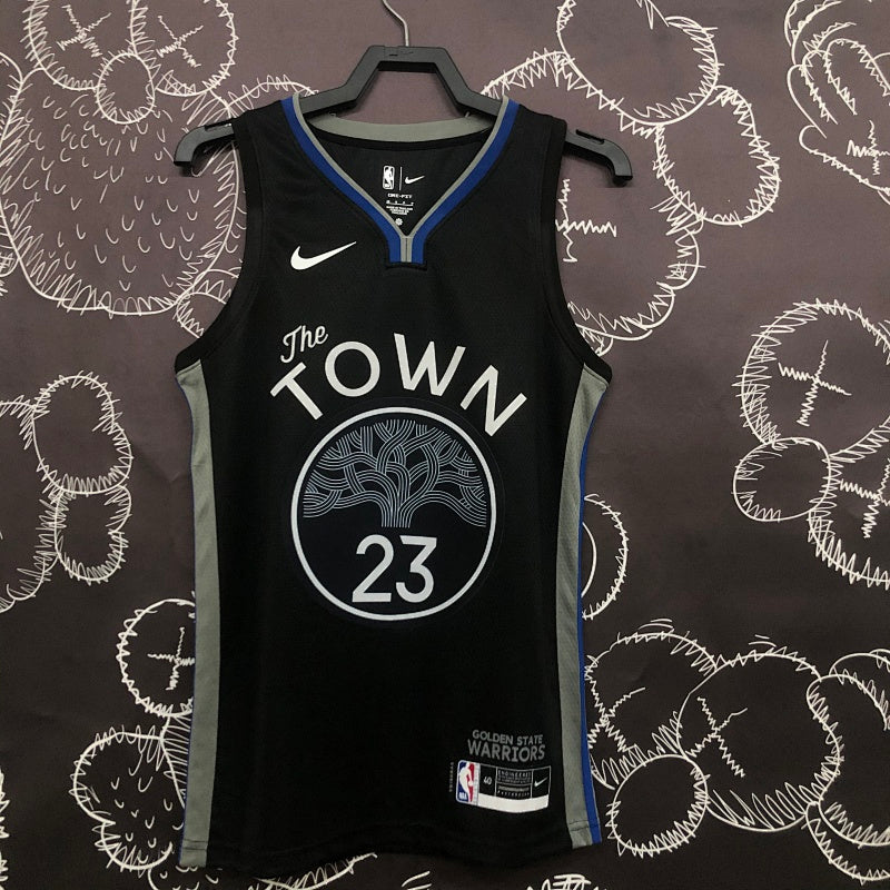 Maillot Golden State Warriors City Edition 2019-20 The Town - Noir