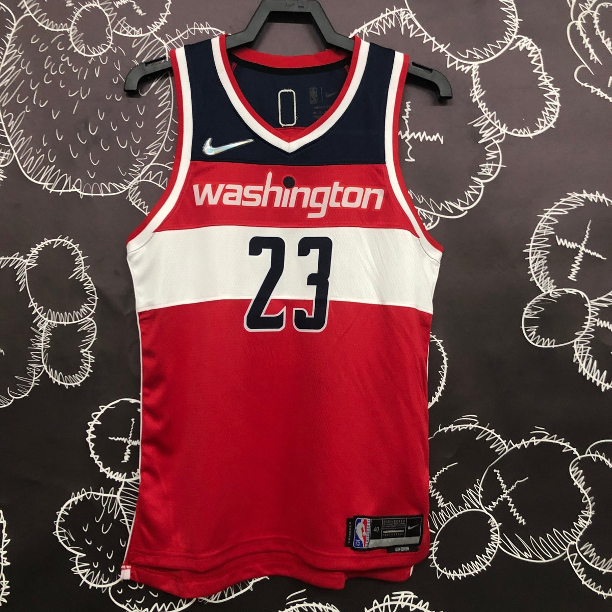 Maillot Washington Wizards Icon Edition 75e anniversaire - Rouge