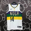 Maillot New Orleans Pelicans City Edition Mardi Gras - Blanc