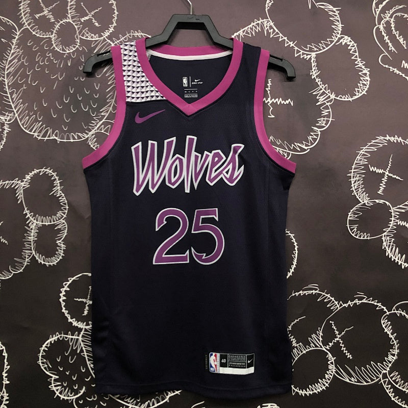 Maillot Minnesota Timberwolves City Edition Prince - Violet