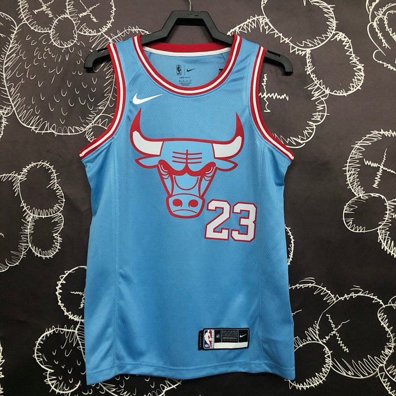 Maillot Chicago Bulls Logo Bulls - Bleu ciel
