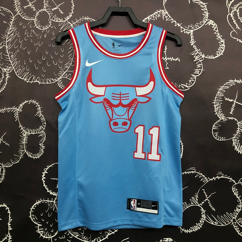 Maillot Chicago Bulls Logo Bulls - Bleu ciel