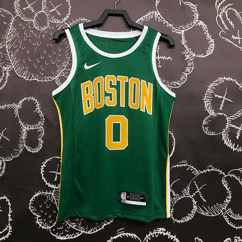 Maillot Boston Celtics Earned Edition 2018-19 - Vert et or
